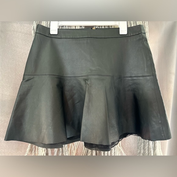 Odd Molly Dresses & Skirts - Odd Molly Black Leather Skirt (SZ 8-10)